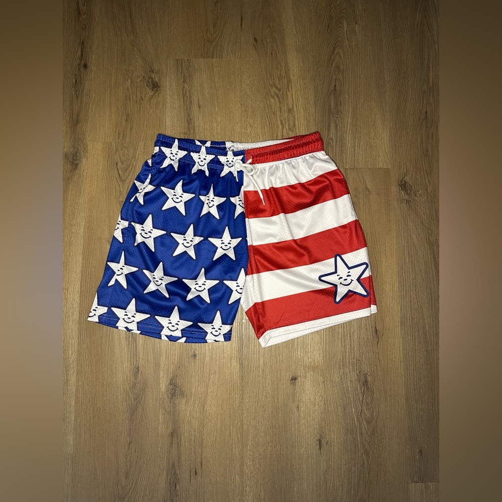 Asspizza ‘Flag’ Mesh Shorts